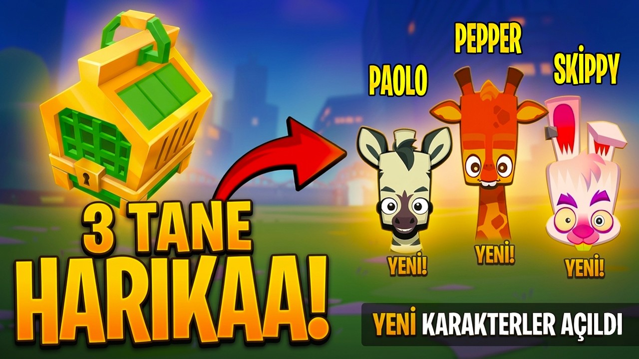 3 KARAKTER BİRDEN ÇIKARDIM 😱| Zooba