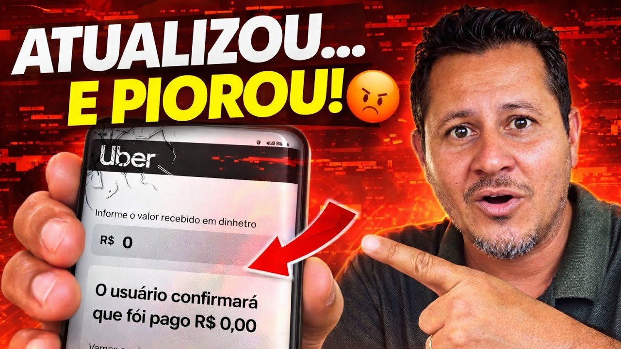 ⚠️ “ATUALIZAÇÃO DA UBER: OLHA O QUE MUDOU!”#99pop #uber #indriver 