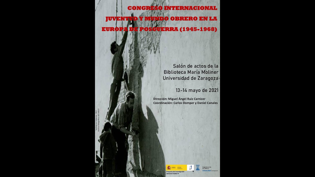 Congreso Internacional “Juventud y mundo obrero en la Europa de postguerra (1945-1968)