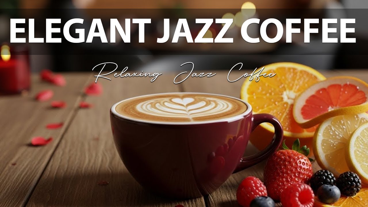 Elegant Jazz Coffee☕ Relaxing Jazz Music - Elegant Bossa Nova Instrumental for Relaxation