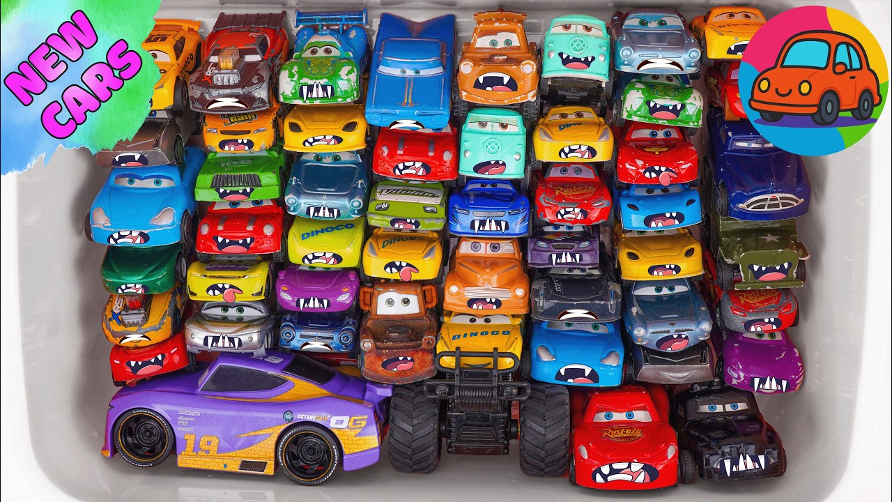 Disney Pixar Cars Unboxing Review | Disney Pixar Cars Thunder Hollow Speedway Challenge
