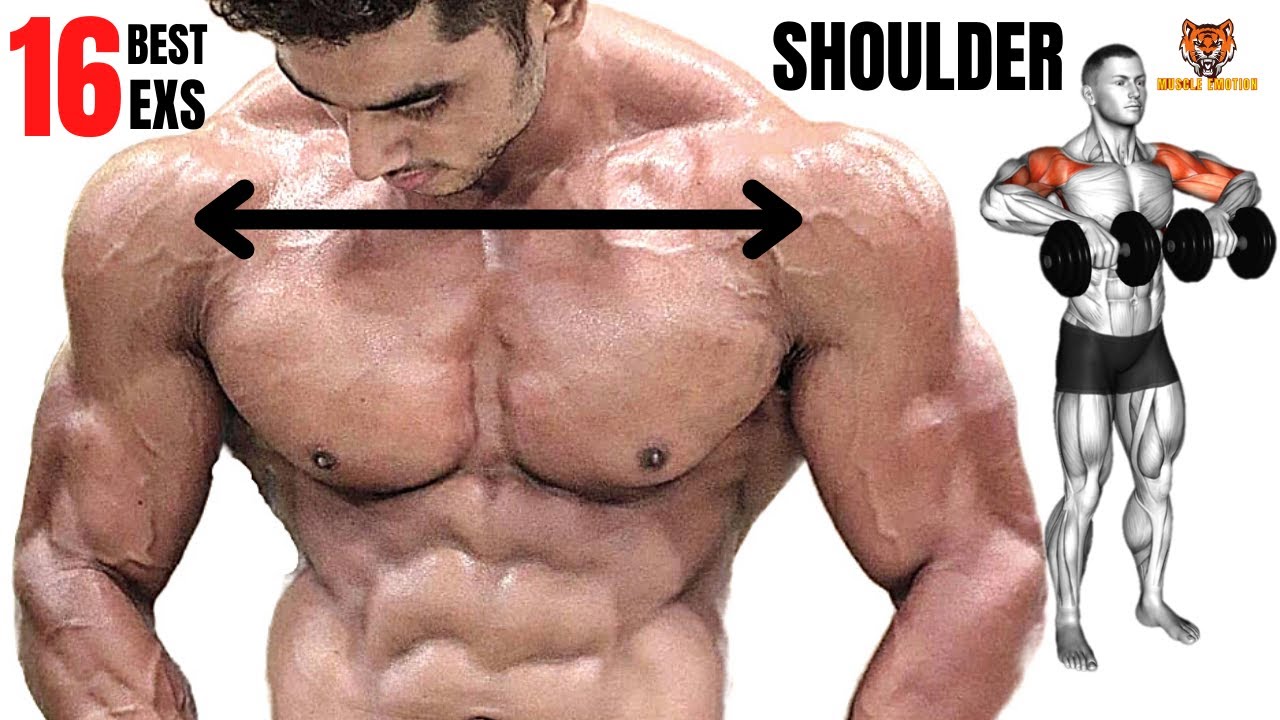 16  BEST SHOULDERS WORKOUT WITH BARBELL DUMBELLS AND CABLE