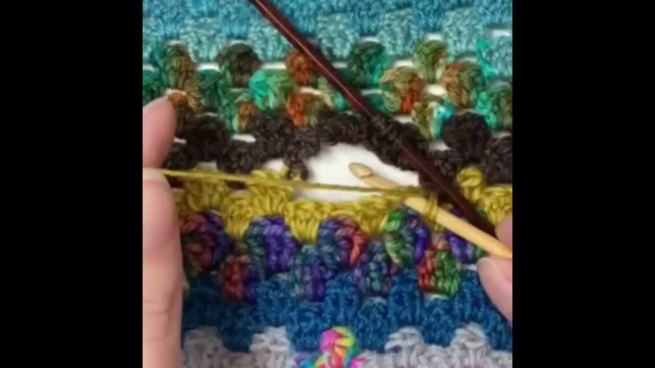 Repairing a Granny Square Afghan