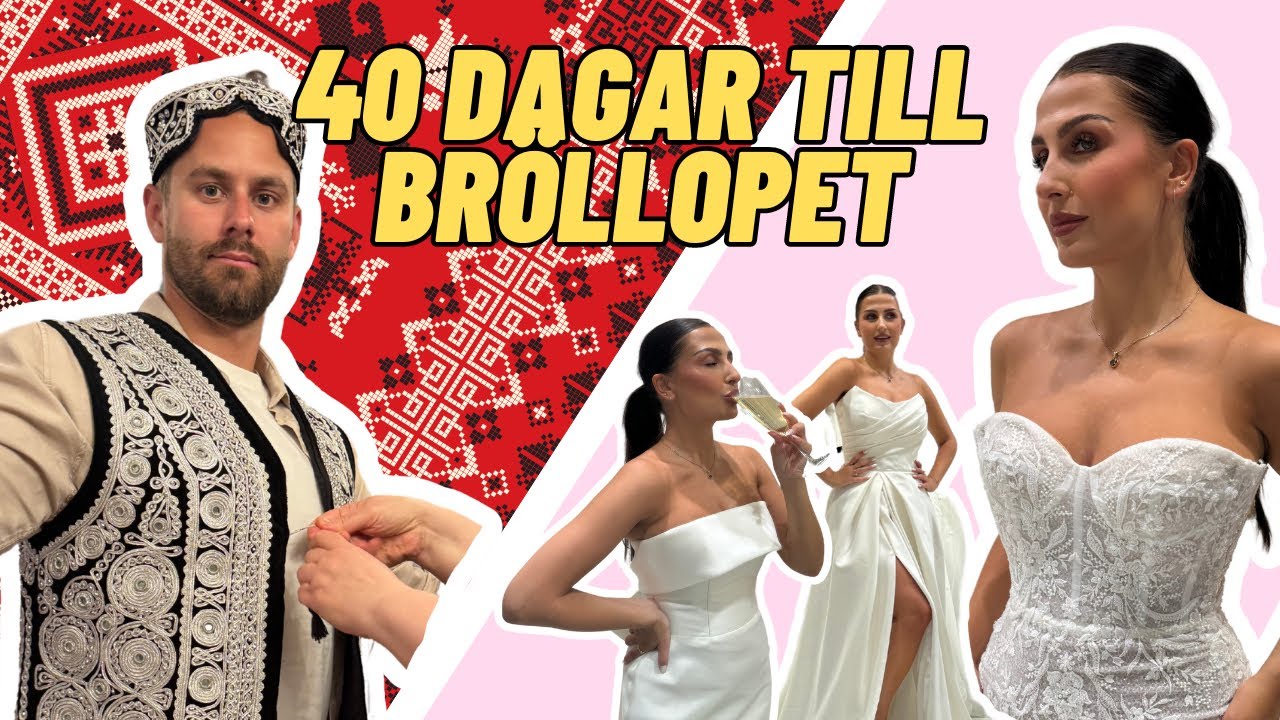 Vi testar bröllopskläder | Planerar bröllop på 60 dagar