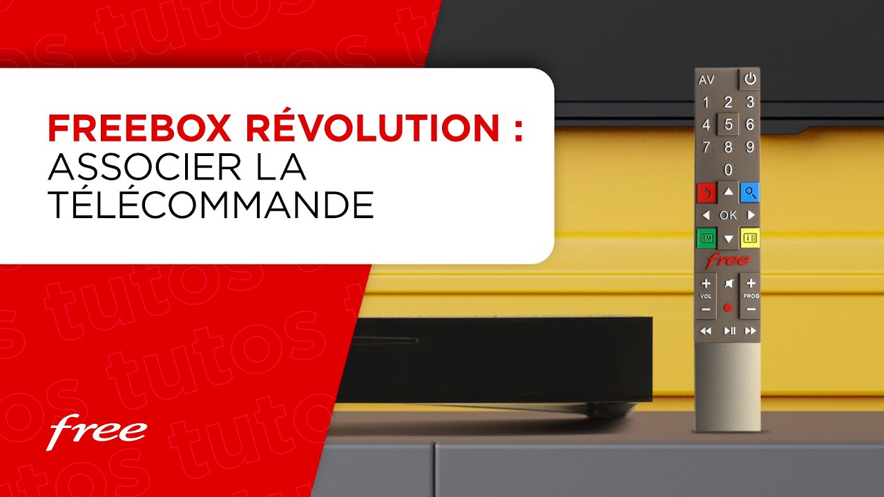 Freebox Revolution : associer la t&eacute;l&eacute;commande
