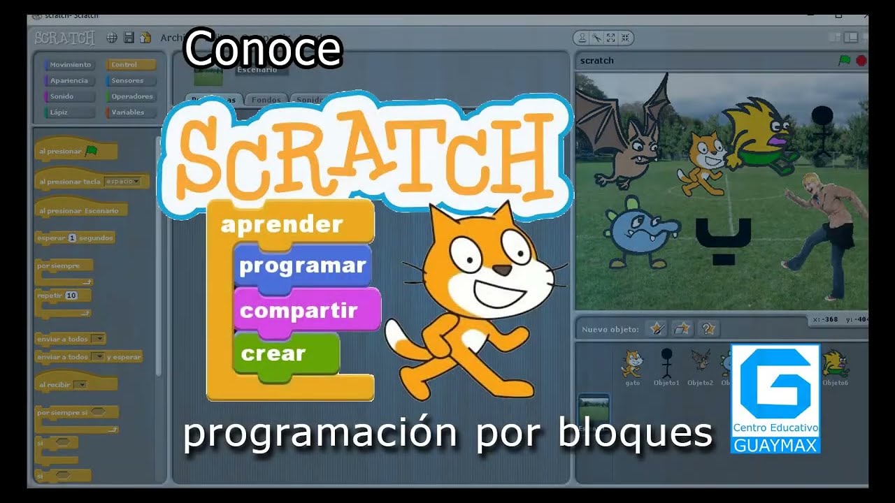 Conoce Scratch Programación por bloques
