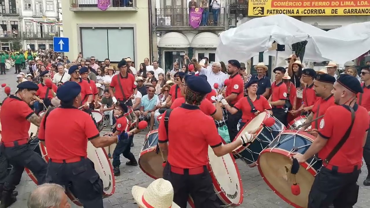 Feiras Novas 2025 und 900 Jahre Ponte de Lima (Trommler)