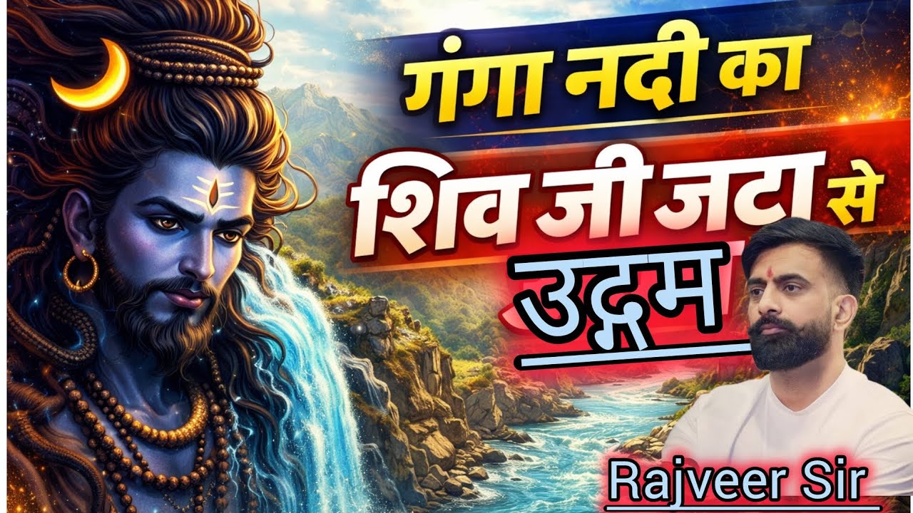 गंगा नदी से शिव की जटा से उद्गम? Rajveer Sir spring bord academy art and culture 