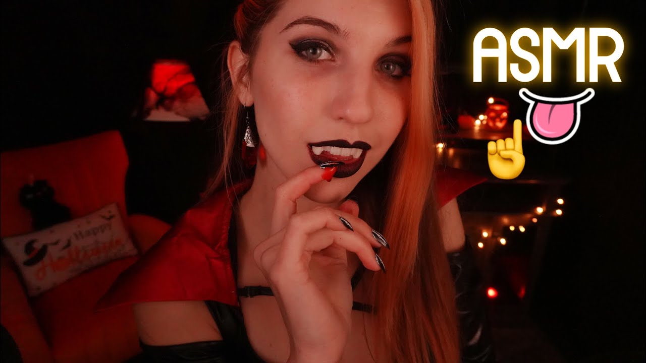 ASMR Finger Licking ☝️👅 (Halloween Edition🧛‍♀️) INTENSE Mouth Sounds for Tingles & Relaxation