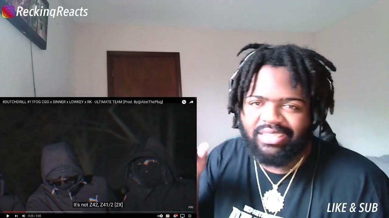 AMERICAN FIRST REACTION TO #DUTCHDRILL #11FOG CGO x SINNER x LOWKEY x RK - ULTIMATE TEAM
