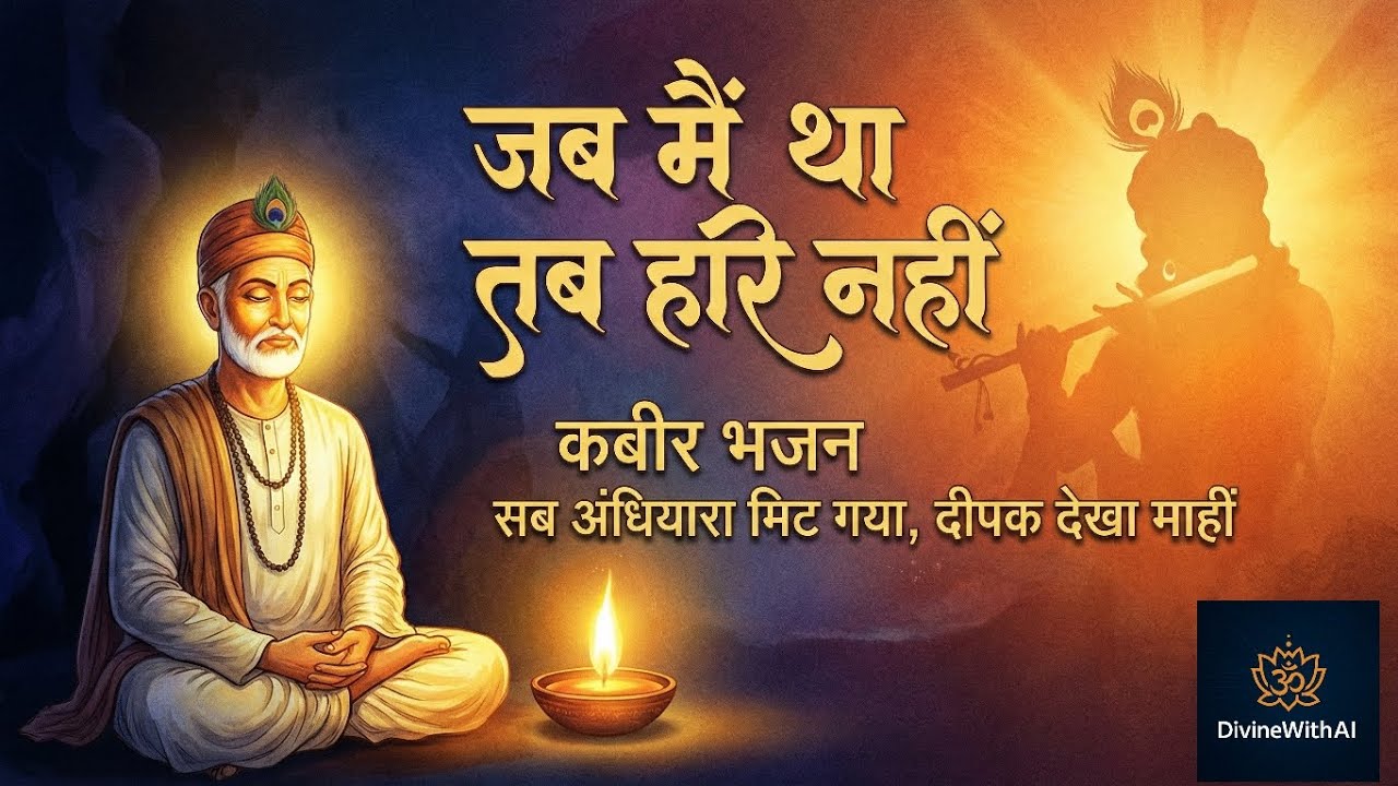 जब मैं था तब हरि नहीं, अब हरि हैं मैं नाहिं Jab Mai Tha Tab Hari nahi #bhajan #kabirbhajan #nirgun 