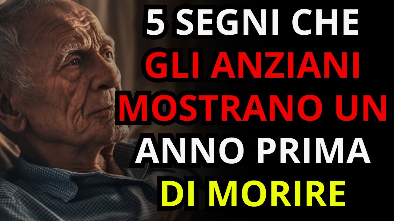 5 Segni che un Anziano Potrebbe Essere nel Suo Ultimo Anno &ndash; Avvertimenti Sottili da Non Ignorare