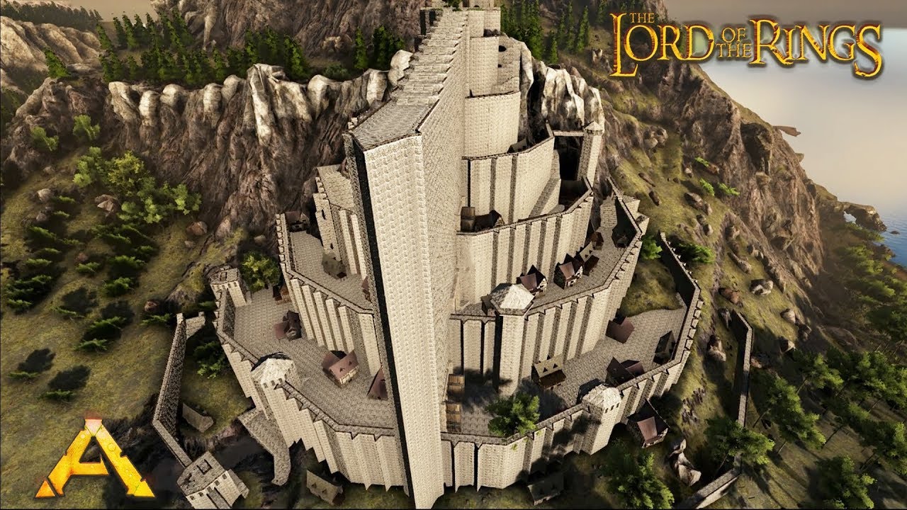 Ark: Survival Evolved - Minas Tirith from the Lord of the Rings (Speed Build)