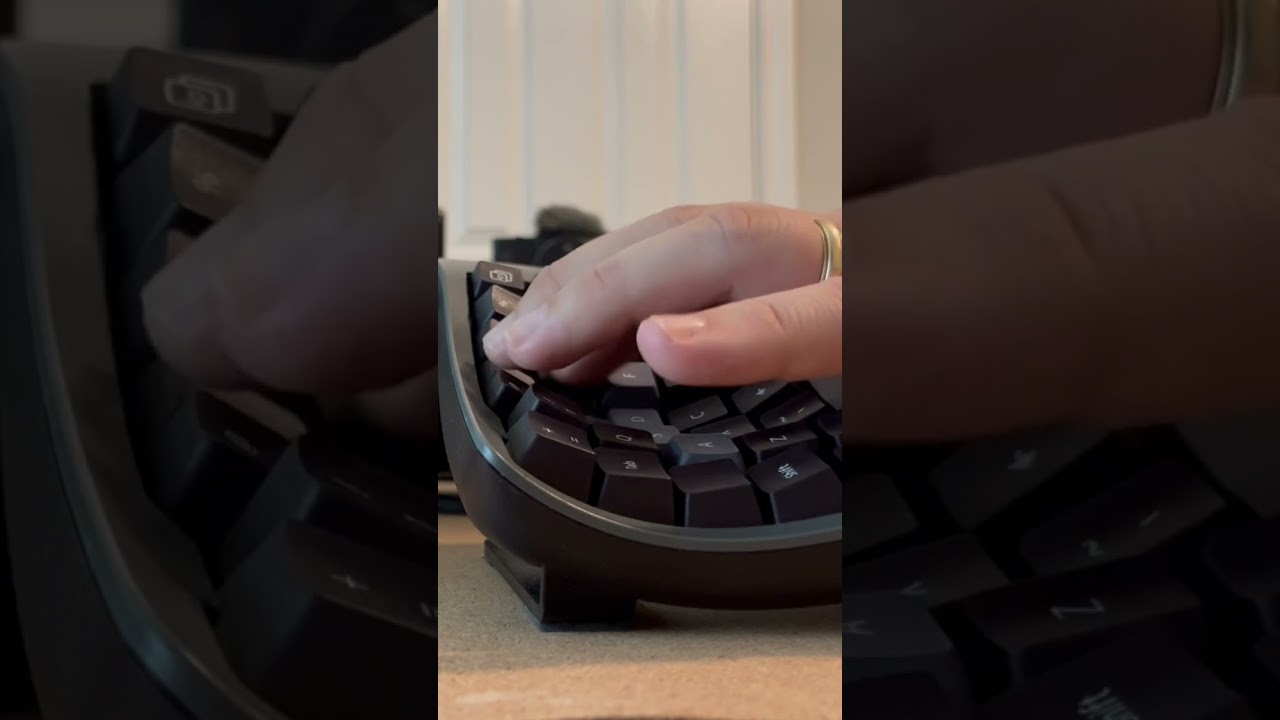 Kinesis Advantage 360 with Epomaker Cidoo Matte linear switches