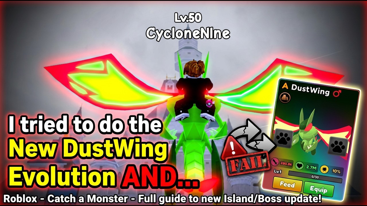 Catch a Monster's New DustWing Evolution Is Brutal