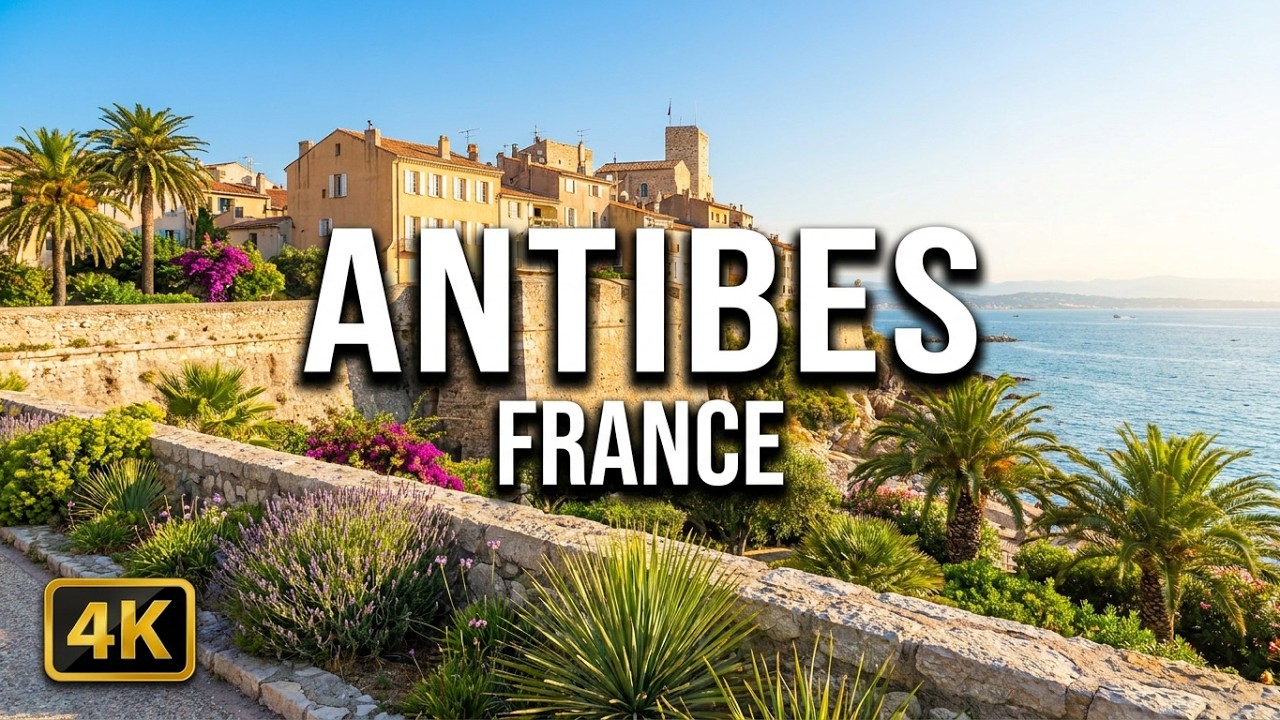 Antibes & Cap d’Antibes 🇫🇷 | Old Town, Tourist Train Ride & Coastal Views 🚋✨ Travel Vlog