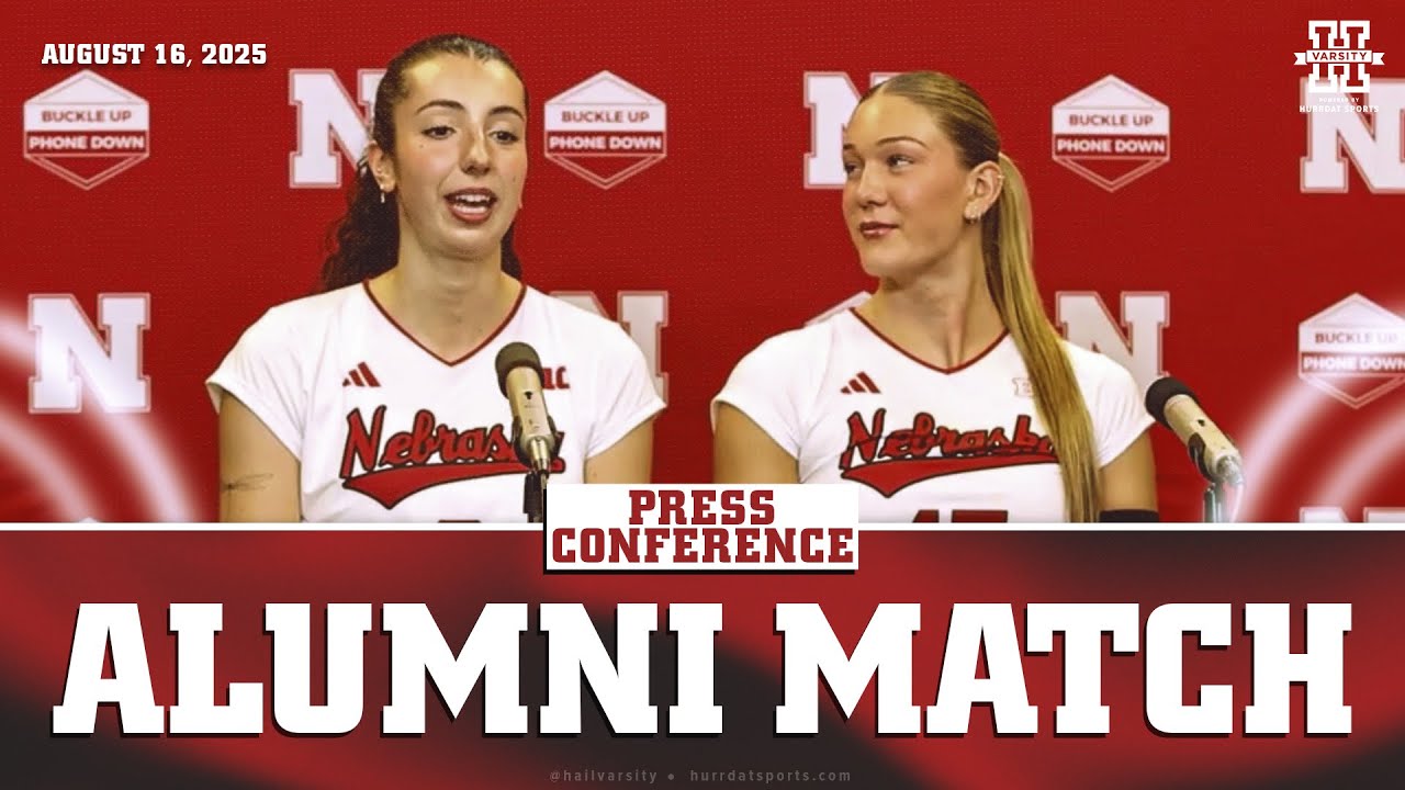 Virginia Adriano & Andi Jackson Alumni Match Postgame | Nebraska Volleyball Press Conference