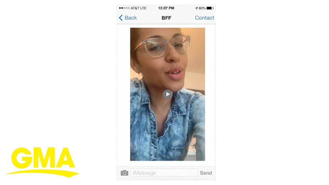 Video-text friends and family to stay connected when far away and short on time l GMA Digital