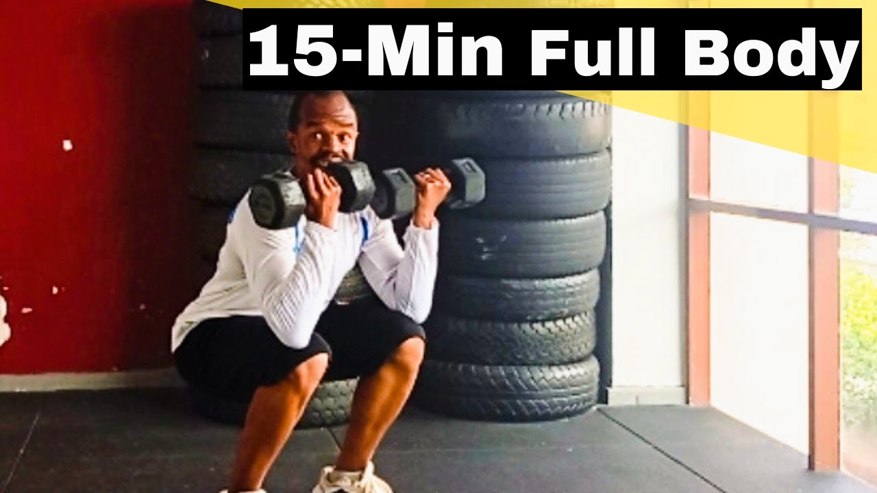 15-Min Full Body Dumbell Workout | Burn Fat & Build Strength at Home