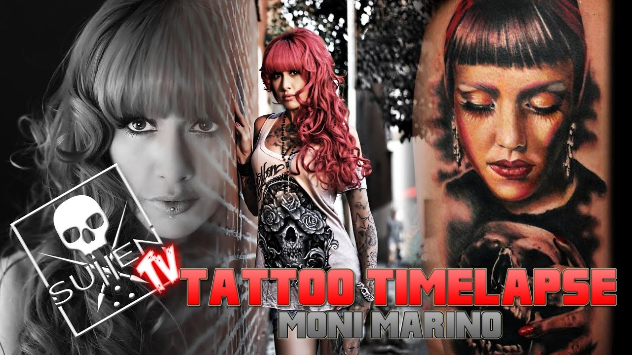 Tattoo Time Lapse - Moni Marino - Tattoos Color Realism Woman