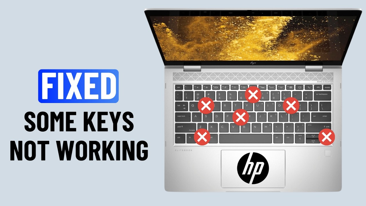 Fix Some Keys Not Working on HP Laptop (2026)