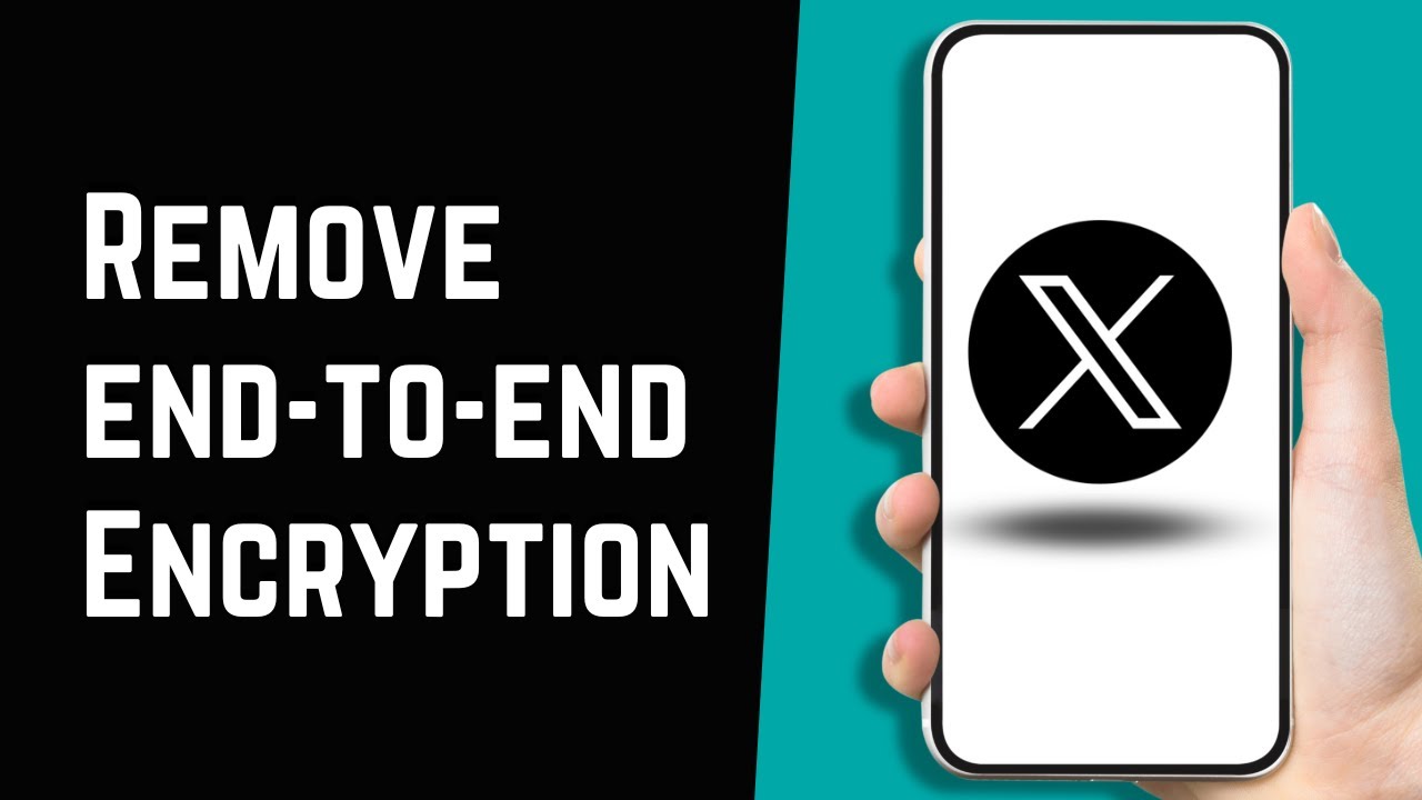 How to Remove End to End Encryption on Twitter (New Twitter Feature)