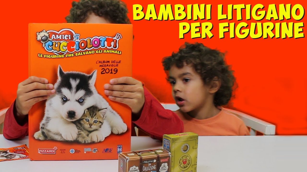 CUCCIOLOTTI 2019 FIGURINE - *bambini litigano*
