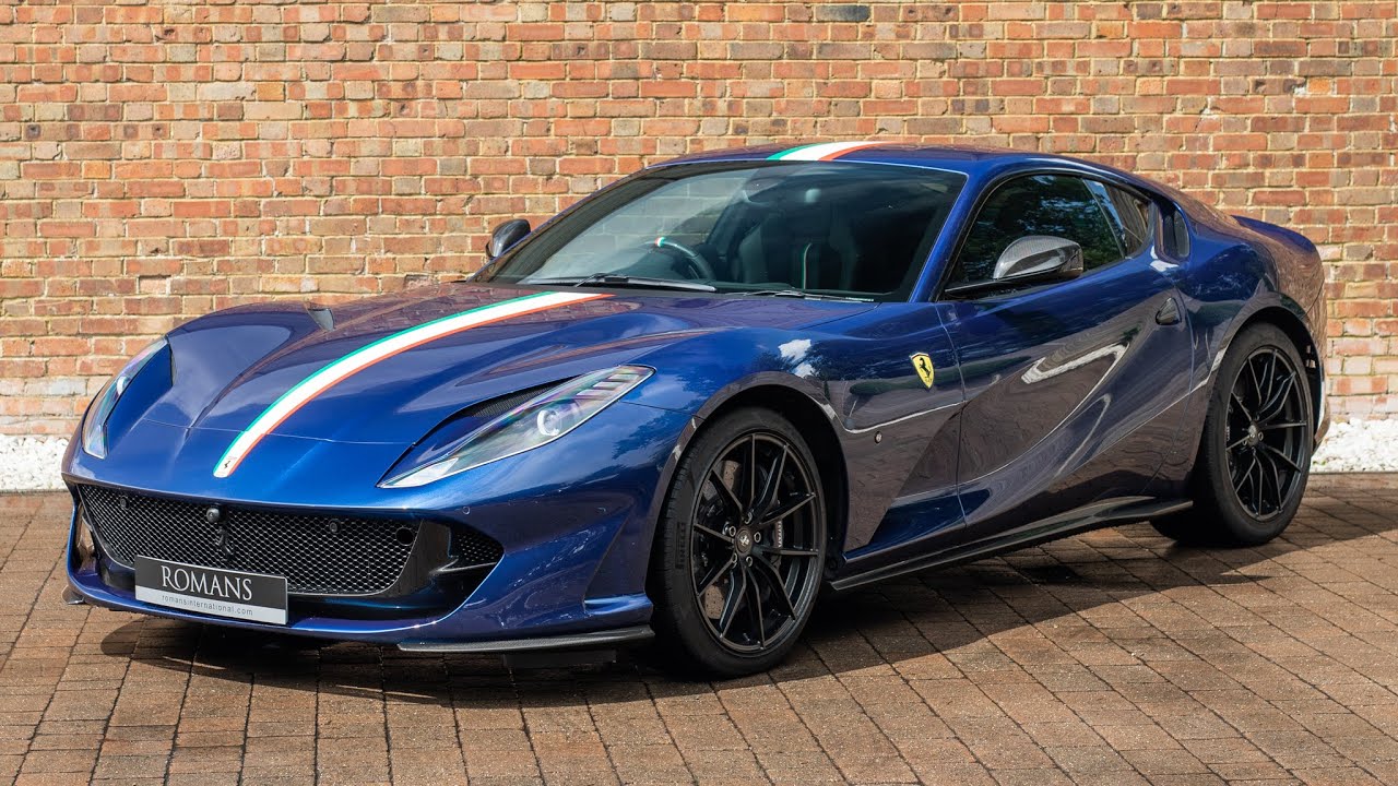 Ferrari 812 Superfast - Blu Tour De France - Walkaround & Interior | Romans International [4K]