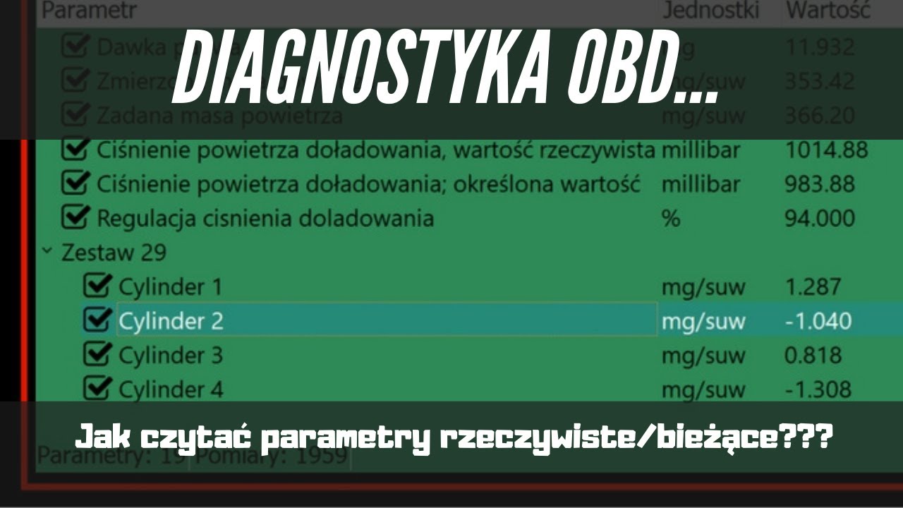 OBD диагностика... Как считать реальные/текущие параметры??