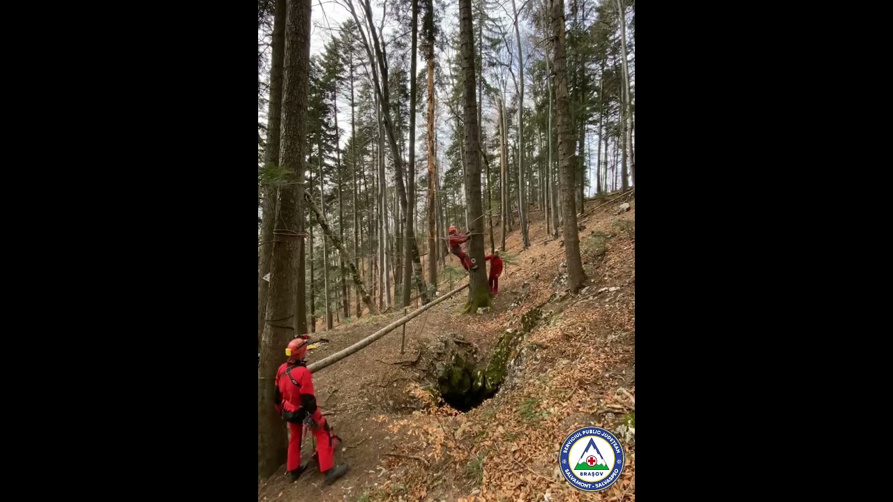 Salvaspeo Brașov - Activitate de pregătire &icirc;n Masivul Postăvaru, județul Brașov