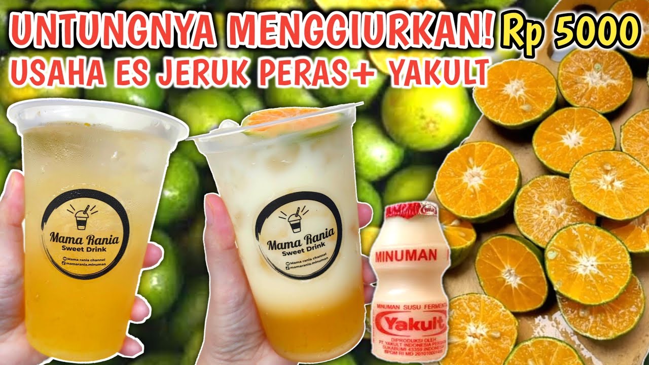 ES JERUK PERAS KEKINIAN! IDE JUALAN ES JERUK PERAS MODAL KECIL | IDE JUALAN MINUMAN 5000an
