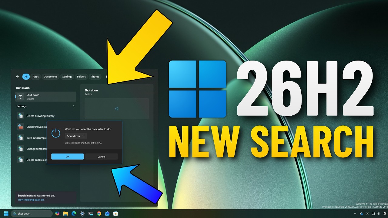 Поиск в Windows 11 26H2 получил БОЛЬШОЕ обновление: никакой рекламы и лучшие результаты!