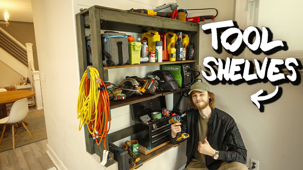 Making Garage Shelves (In My Kitchen)