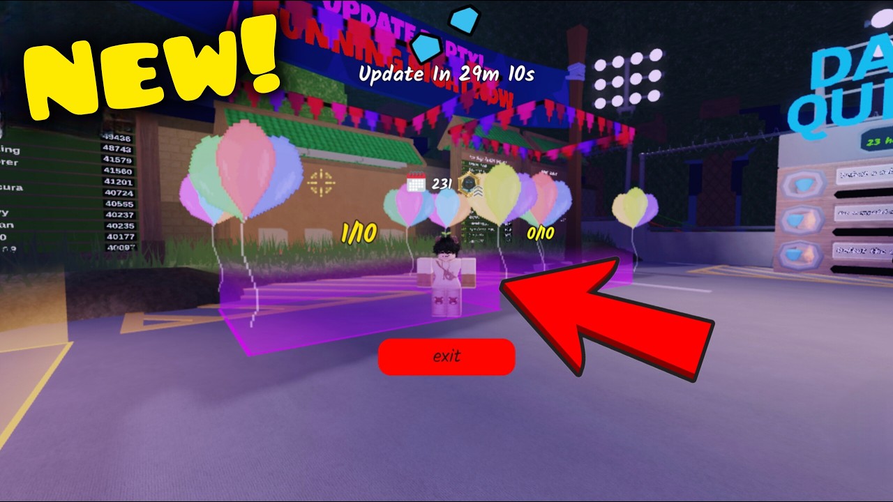 The New Update Party in 99 Nights in the Forest!