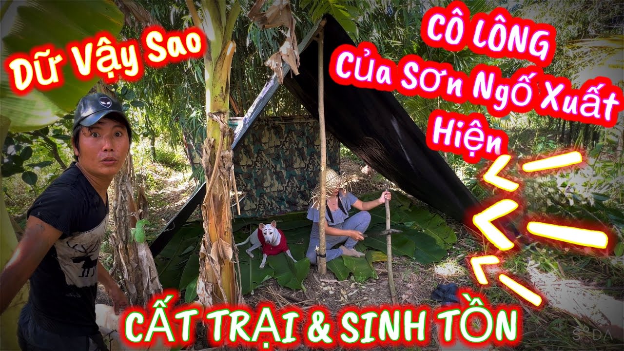 Sinh tồn Cất Trại Săn Bắt | Cá Nấu Canh Chua Trái Giác Cái Kết Bất Ngờ | Sơn Ngố Hiếu Ế Miền Tây SN