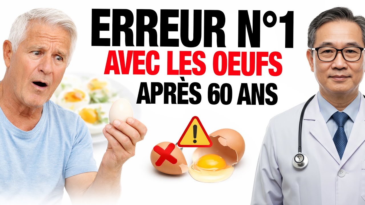 La pire erreur quand on mange des œufs après 60 ans (elle nuit gravement à la santé)