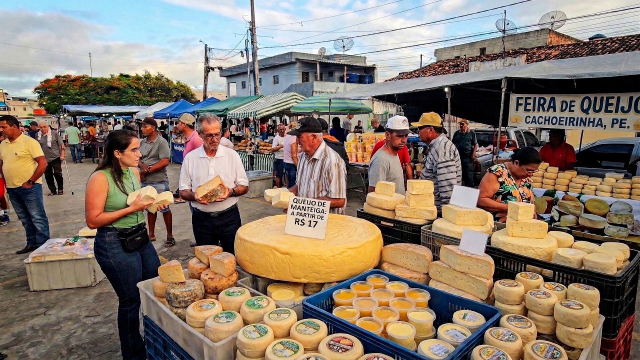 QUEIJO COALHO QUASE DE GRA&Ccedil;A? VEJA ISSO NA FEIRA DE CACHOEIRINHA PE!!!