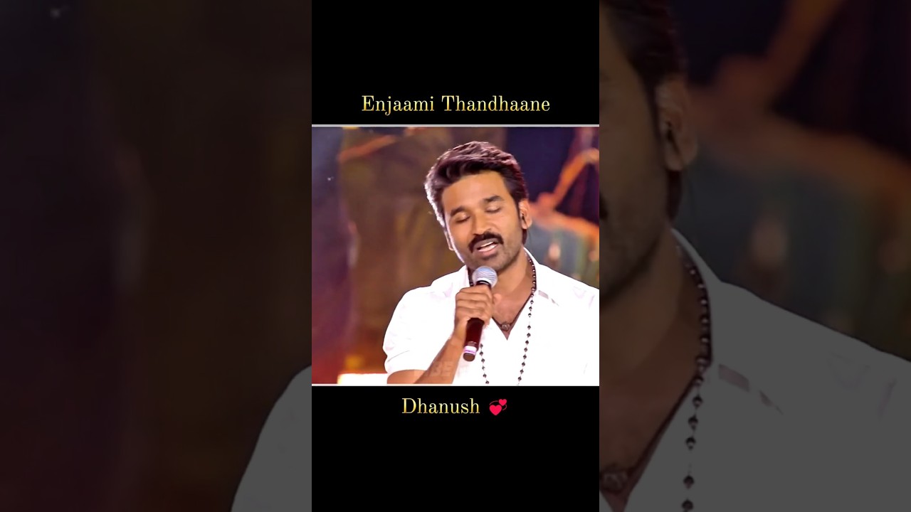 🎶 Enjaami Thandhaane ❤️ Dhanush's Soulful Voice | Idli Kadai | Tamil Song | Goosebumps Live Vibes