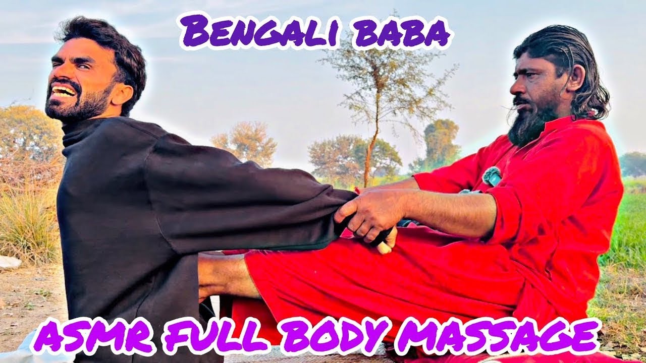ASMR DEEP SLEEP MASSAGE BY BENGALI BABA ( ASMR RELAXING HEAD & BACK MASSAGE ) #asmr #bengalibaba