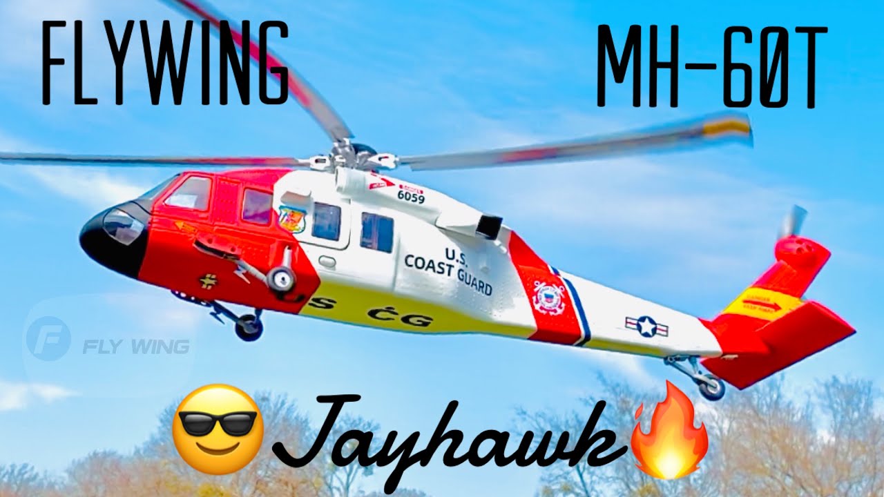 Flywing MH-60T | Jayhawk | Raw Unedited Flight | No Talkin’ Just Flyin’!😎🔥  #fun #hobby #djrc 