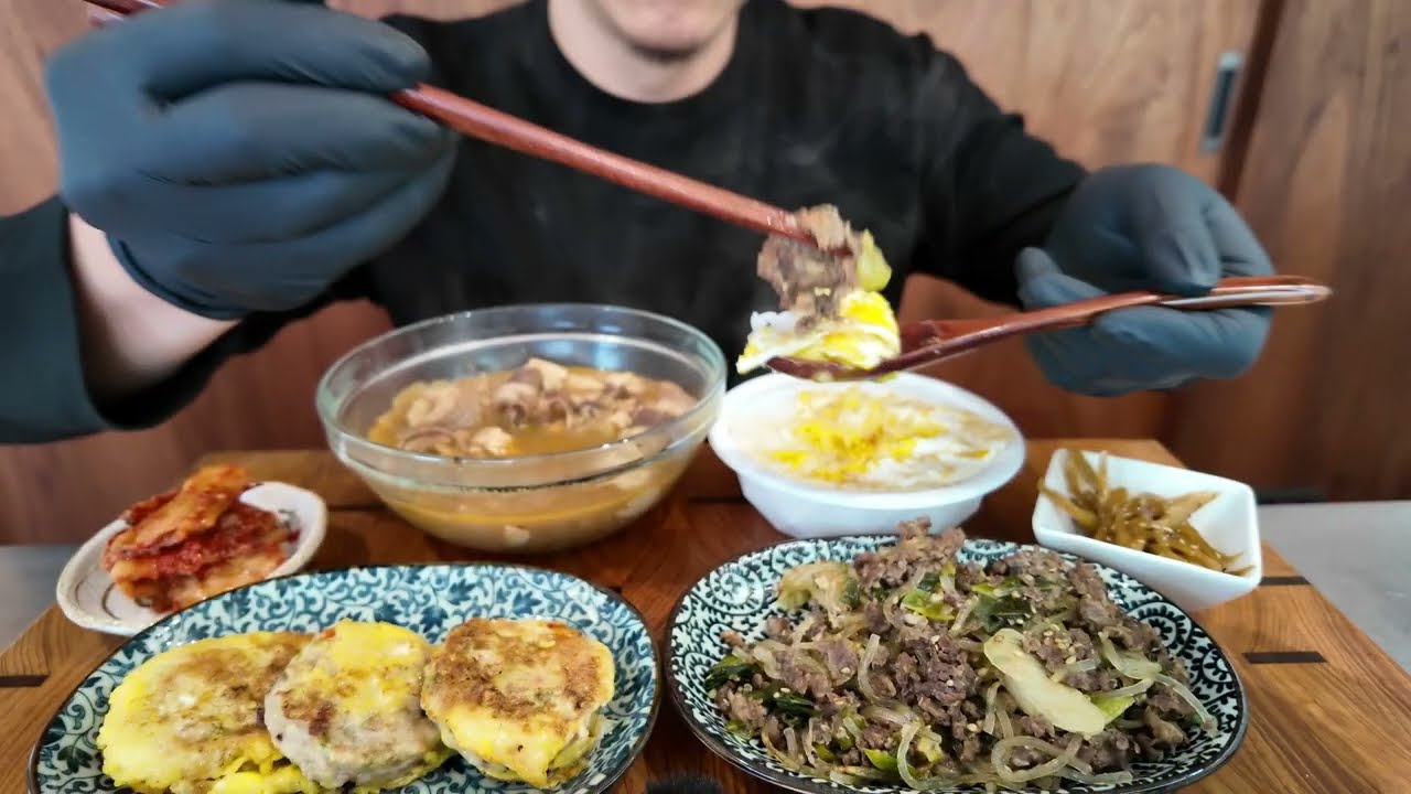 댓글요청❤️차돌박이 된장찌개+소불고기🔥MUKBANG l BEEF BRISKET SOYBEAN PASTE STEW+ BEEF BULGOGI #mukbang #asmr #먹방