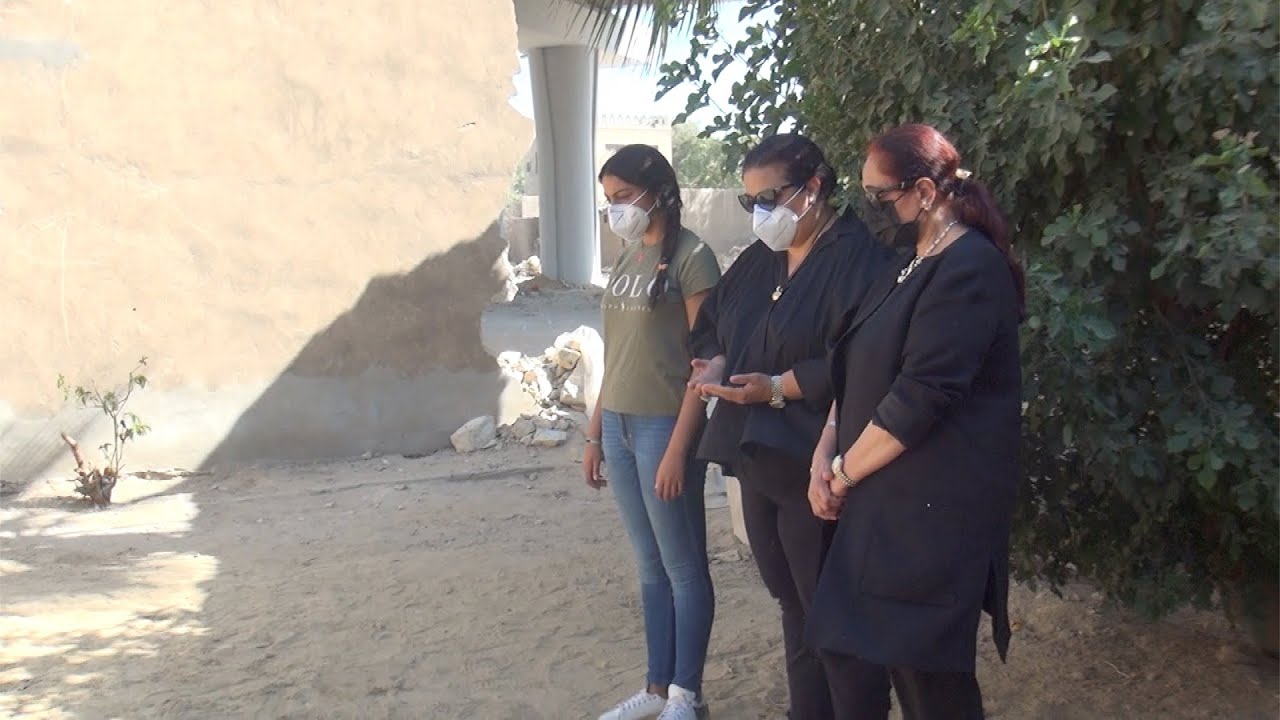 محبو رجاء الجداوي يزورون قبرها.. وشقيقة زوجها :اتطمنت على أميرة معايا