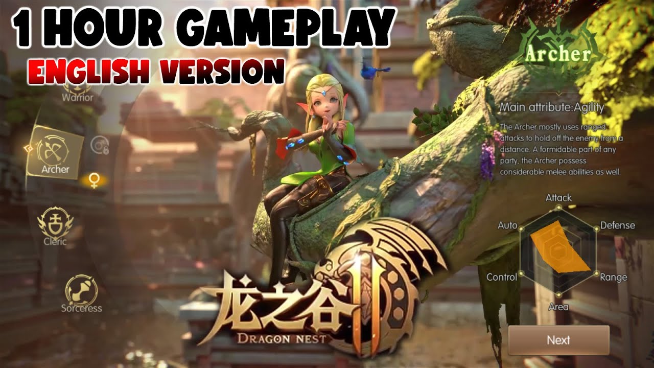 DRAGON NEST 2 EVOLUTION GAMEPLAY (1hour)