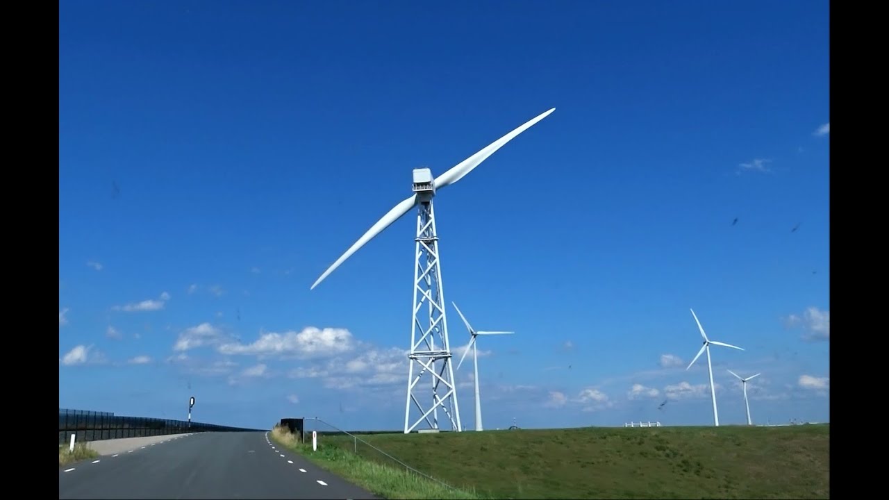 Wind farm Westereems, Eemshaven, Lagerwey L136/4.5 and 2-B Energy 2B6 wind turbines part 1