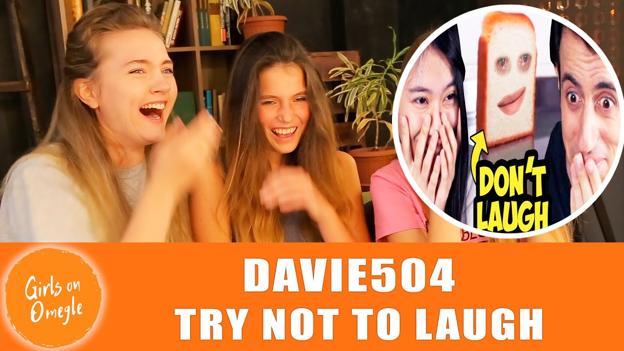 Girls On Omegle. Reaction. Davie504 - Try Not To Laugh Challenge (ft. my Girlfriend) *IMPOSSIBLE*.