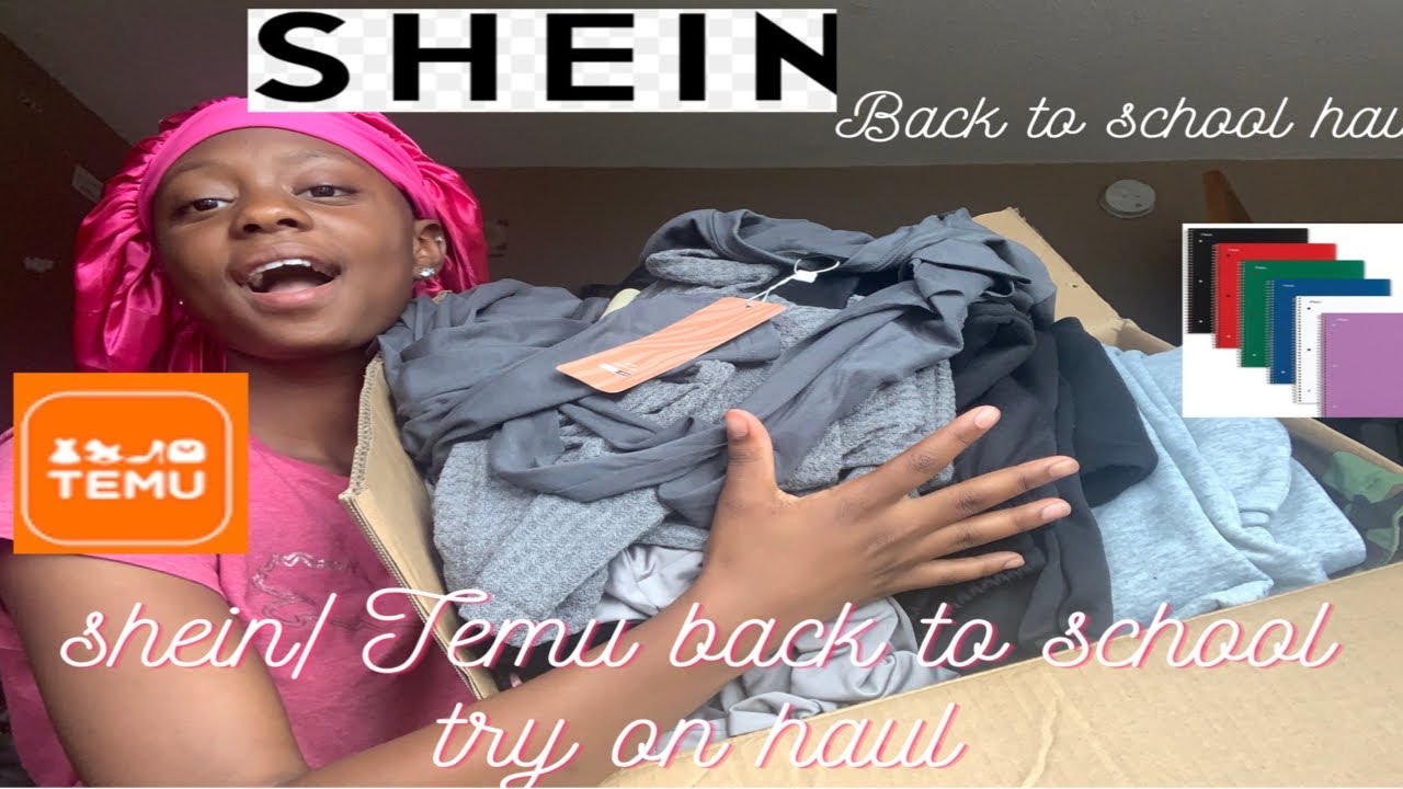 Shein/Temu back to school try on haul|its lil yoyo
