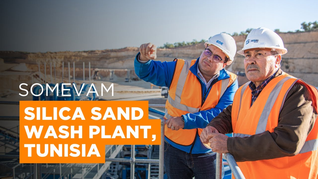 Silica Sand Wash Plant Installed for SOMEVAM (Sebri Group) in Tunisia