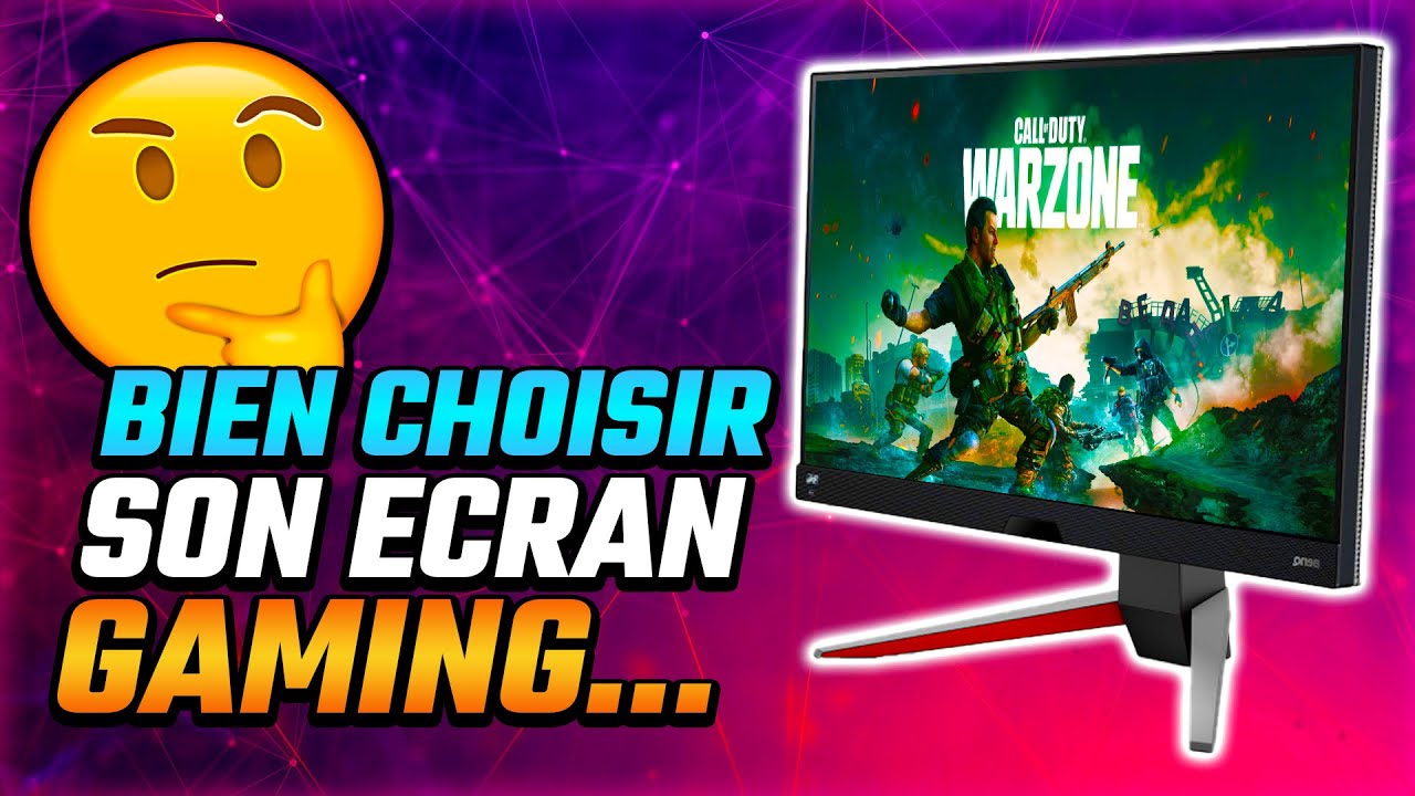 BIEN CHOISIR SON ECRAN GAMING POUR PERFORMER SUR WARZONE & LES FPS + test Mobiuz EX2710Q