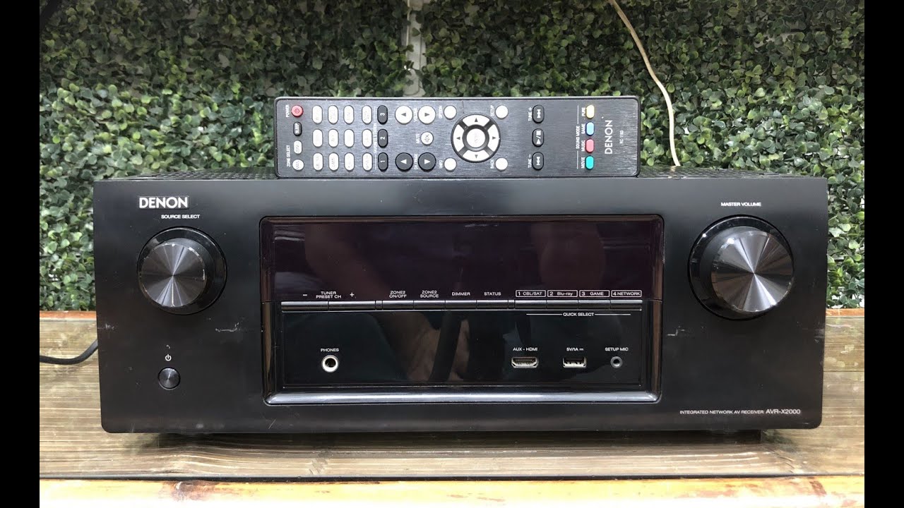 ( ĐÃ BÁN ) Amply DENON AVR-X2000, 7.1 DTS-HD MasterAudio, Airplay, USB. Giá bán: