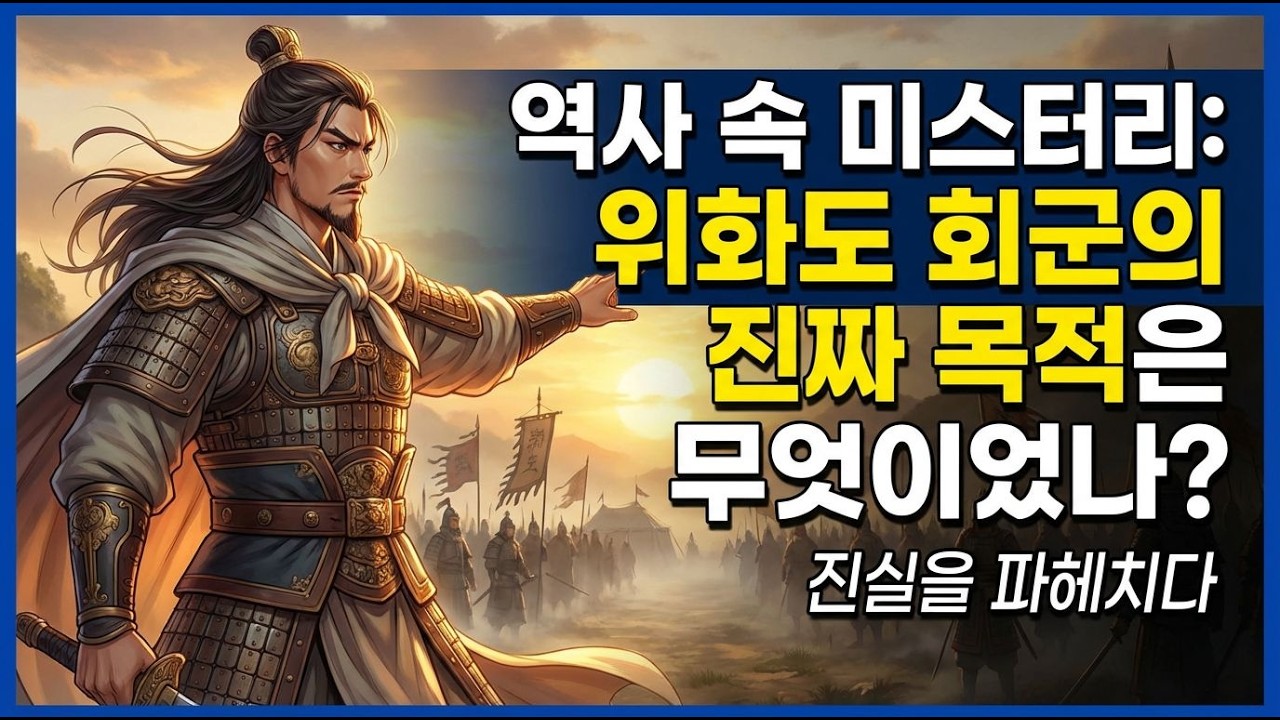 위화도 회군, 알고보니 이렇게 계획되었다고?